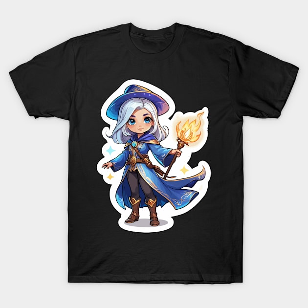 Mage Fantasy Illustration T-Shirt by FluffigerSchuh